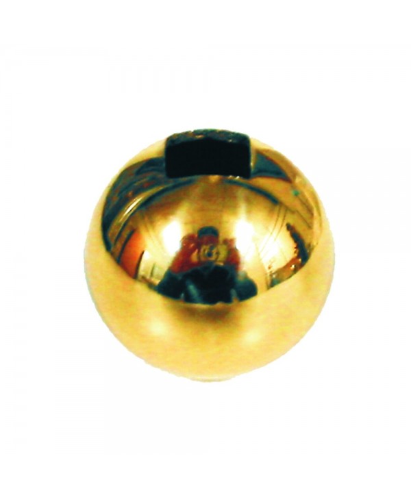 65-ML Macolla bola latón con agujero cuadrado