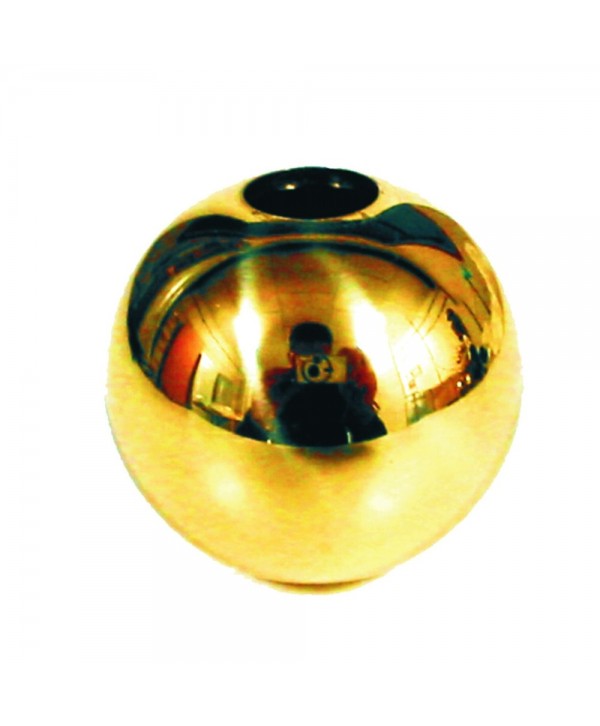 66-ML Macolla bola latón con agujero redondo