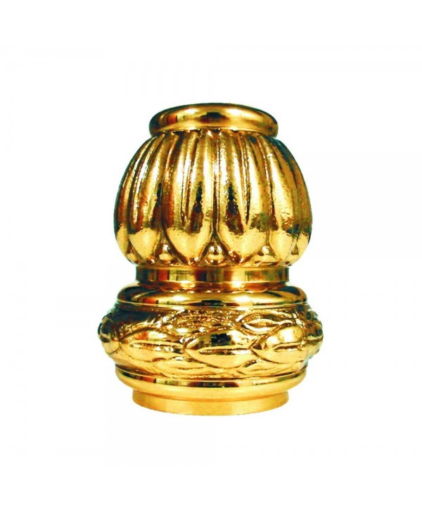 78-ML Macolla latón tallado dibujo