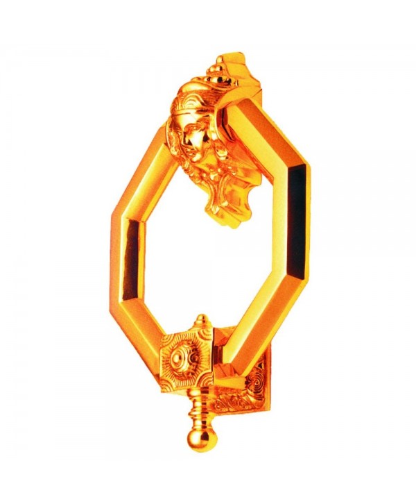 9-L Llamador latón con forma octogonal