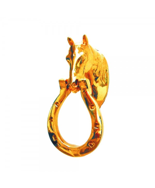 12-L Llamador de cabeza de caballo en relieve