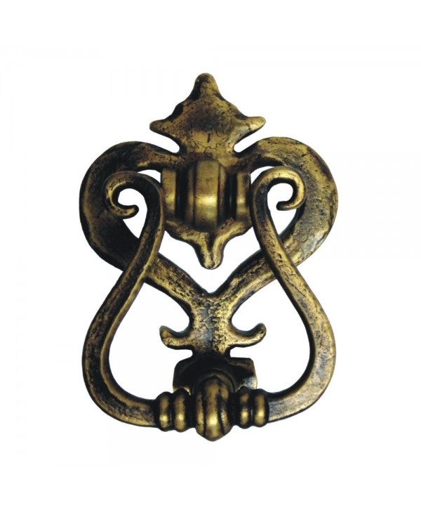 16-L Llamador latón rústico ornamental