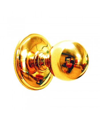 1-PL Pomo liso con bola latón