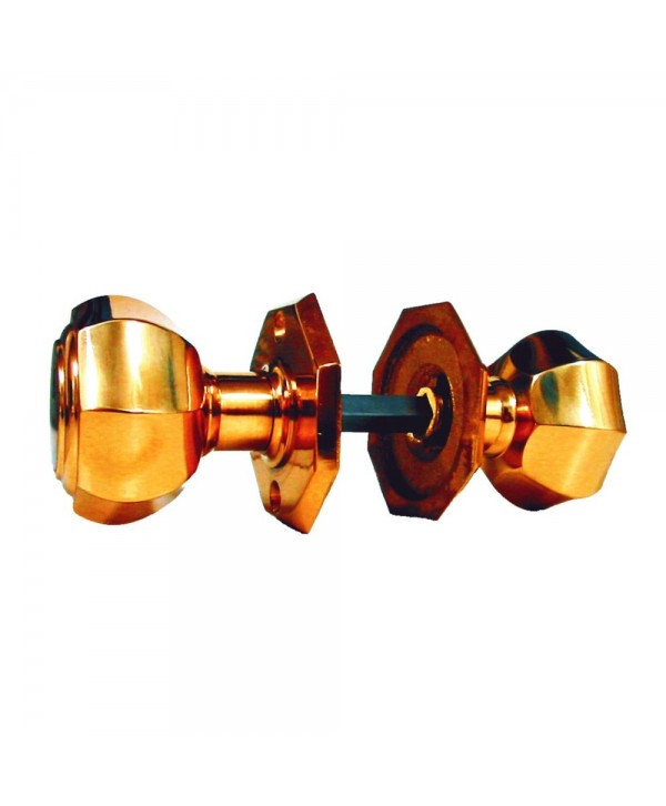 9-PL Juego de pomos para encajar en cerradura latón