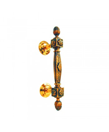 8-TL Tirador latón recto estilo ornamental