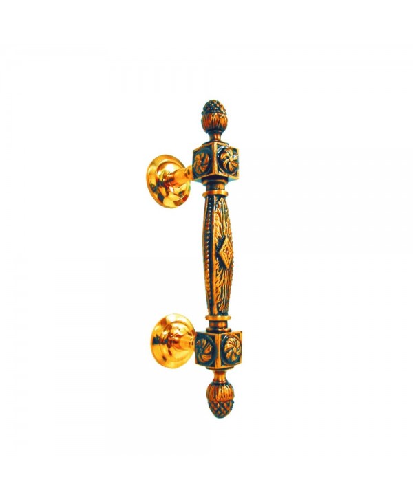 8-TL Tirador latón recto estilo ornamental