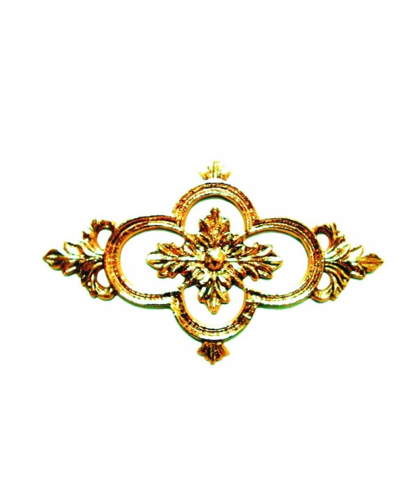 3-ROL Roseta latón en forma de flor alargada