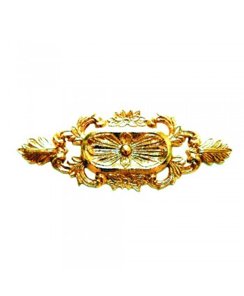 6-ROL Roseta en latón con forma de flor