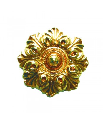 12-ROL Roseta con forma de flor en brillo