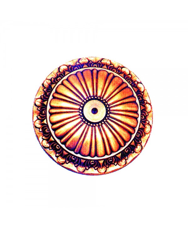 8-RCL Roseta chapa latón para decoración