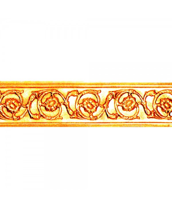 6-CCL Cinta chapa latón diseño floral