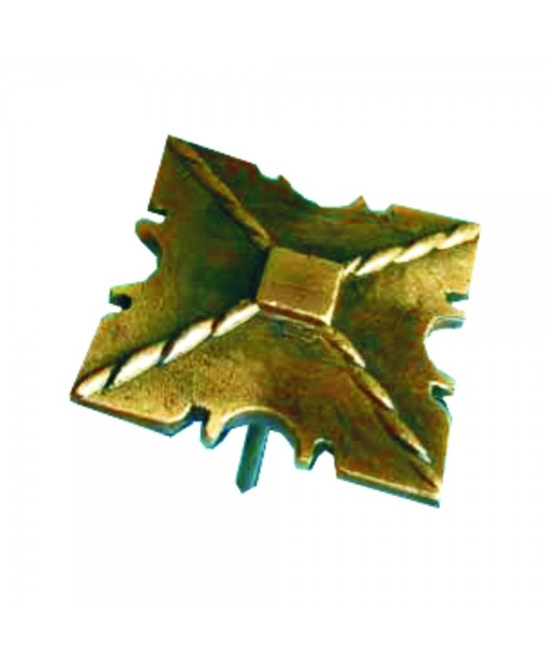 7-CL Clavo latón cuadrado estilo rústico