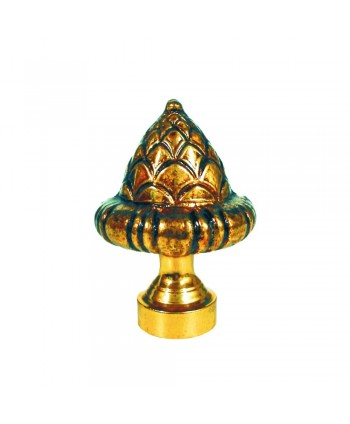 4-RL Remate dibujo labrado latón