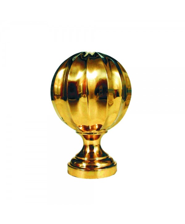 6-RL Remate bola con varias caras latón