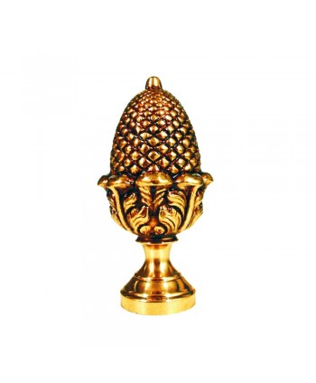 12-RL Remate con forma de piña latón
