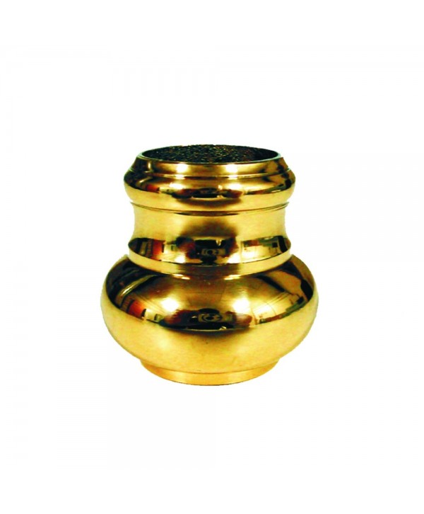 24-RL Pata cama en latón con dibujo liso