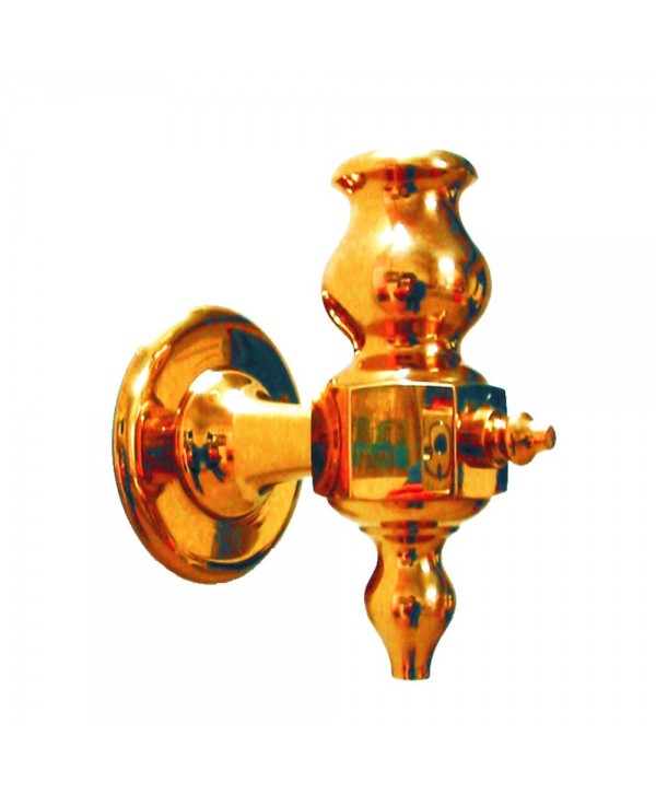 17-PVL Soporte para balaustre en laton brillo