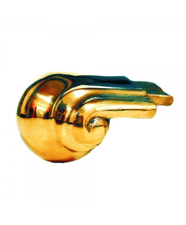 42-PVL Remate pasamanos con dibujo latón