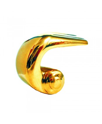 44-PVL Remate pasamanos con dibujo latón