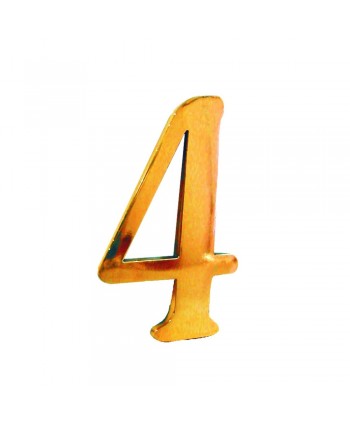 47-PVL Números estandar de latón brillo