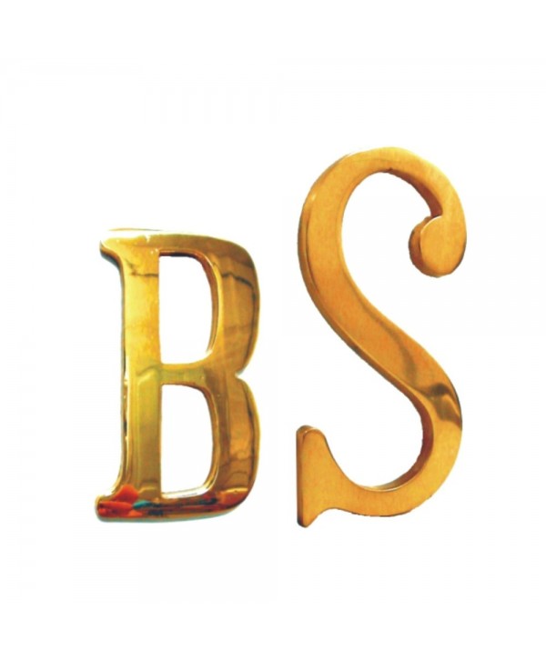 49-PVL Letras modelo estandar en latón