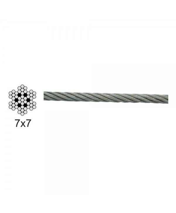 356-INOX Cable acero inoxidable para tensores de barandillas