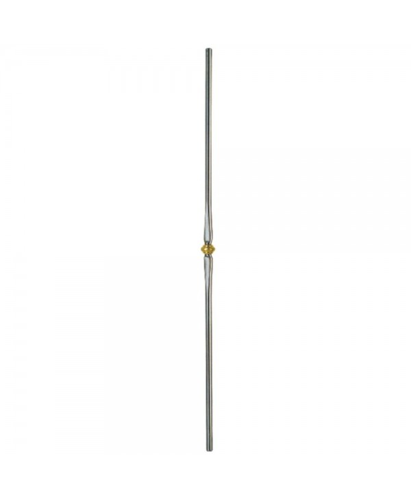 400-INOX Barrote acero inoxidable con macolla latón