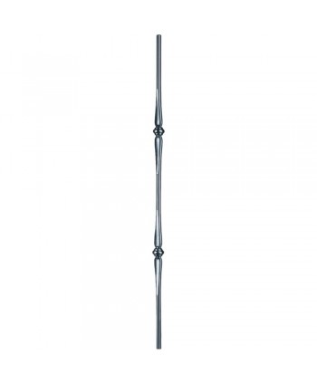 403-INOX Balaustre acero inox con doble anilla
