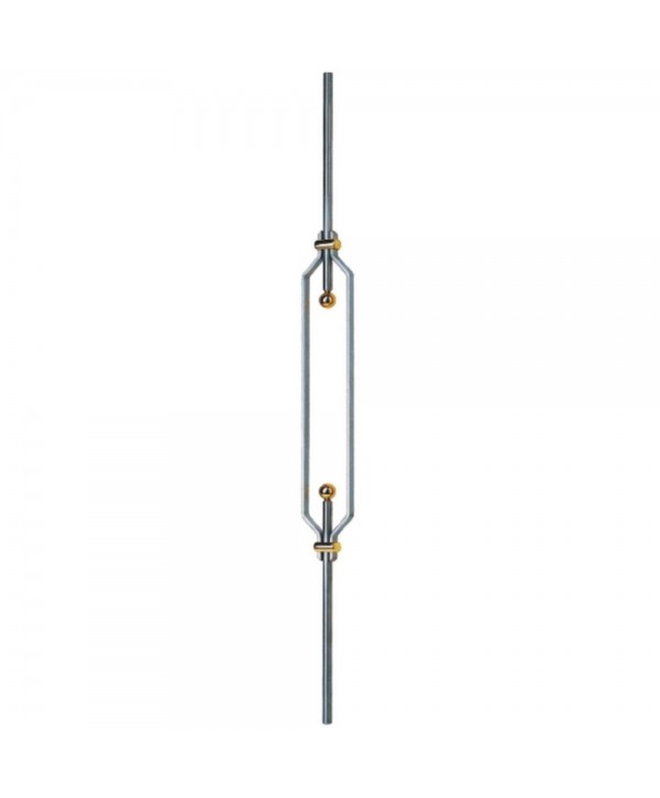 415-INOX Barrote acero inoxidable con bolas de latón