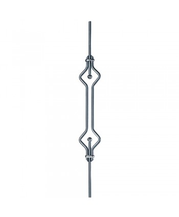 417-INOX Balaustre acero inoxidable para baranda