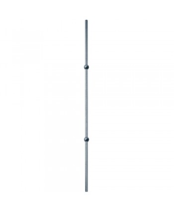 427-INOX Barrote de acero inoxidable con dos bolas