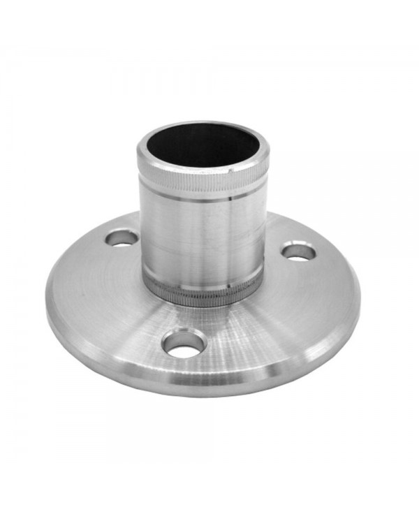 550-INOX Soporte acero inox para tubo o poste redondo