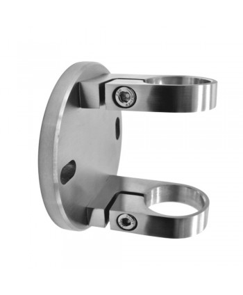 558-INOX Soporte para poste de barandilla de acero inox