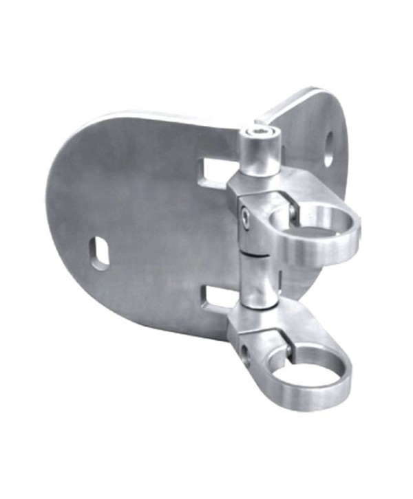 559-INOX Soporte regulable para postes de inoxidable