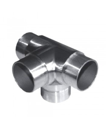 617-INOX Conector de acero inox para 4 tubos