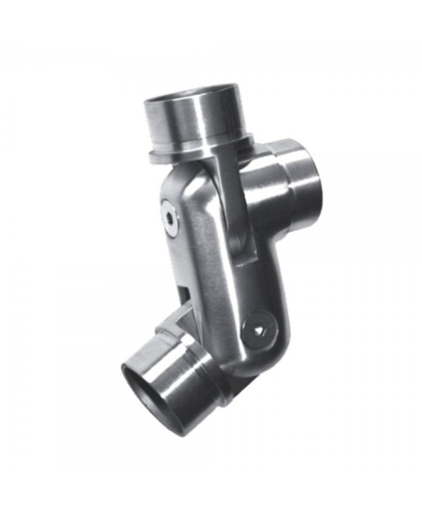 619-INOX Conector de acero inox para 3 tubos