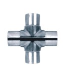621-INOX Cruceta acero inoxidable para 4 tubos