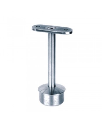 650-INOX Soporte acero inox para pasamanos plano