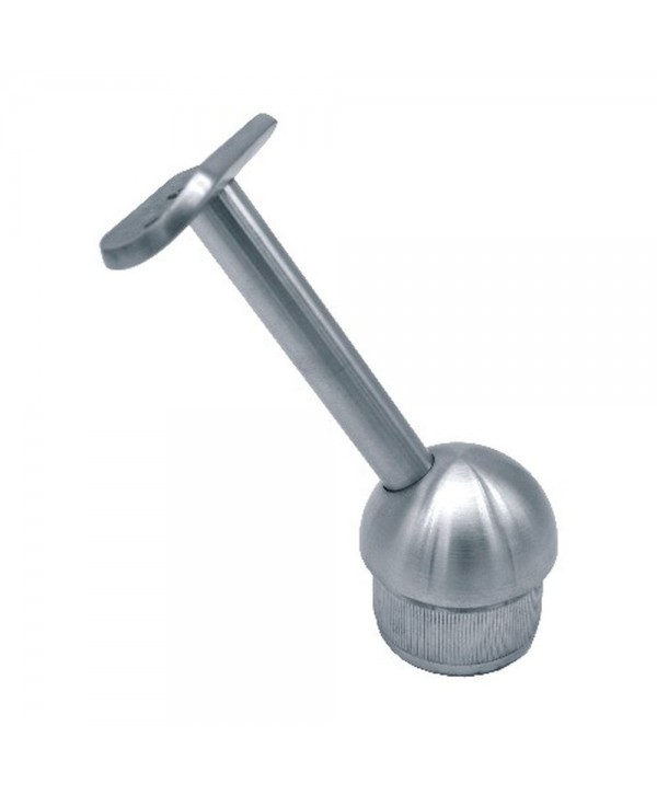 673-INOX Soporte pasamanos lateral de inoxidable