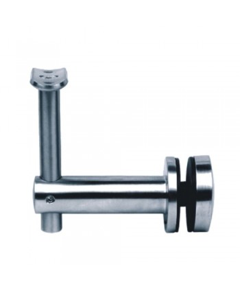 715-INOX Soporte de pasamanos inoxidable para cristal