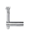 717-INOX Soporte regulable para pasamanos de acero