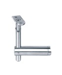 718-INOX Soporte inclinable para pasamanos de acero inox