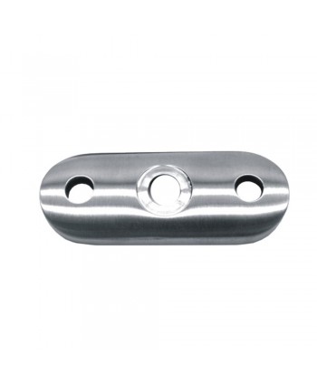 731-INOX Placa de acero inox para tubo redondo
