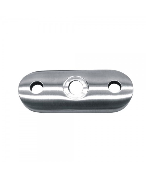 731-INOX Placa de acero inox para tubo redondo