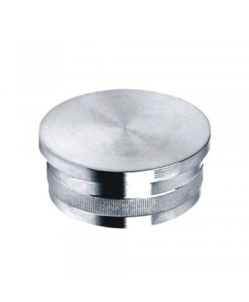 600-INOX Tapón plano para tubo redondo de acero inoxidable
