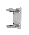 820-INOX Soporte poste lateral cuadrado de inoxidable