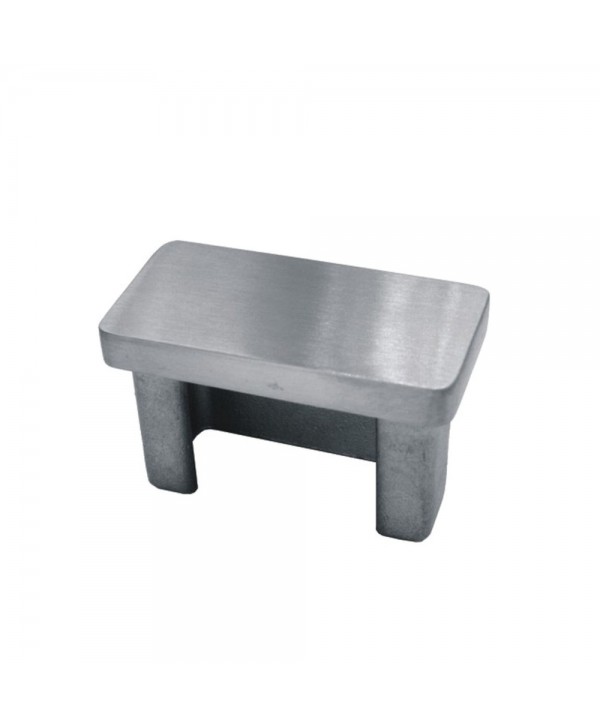 826-INOX Tapón rectangular para tubo acero inox