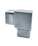 830-INOX Codo 90º para tubo cuadrado de acero inox