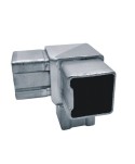 831-INOX Conector esquinero acero inox en cuadrado