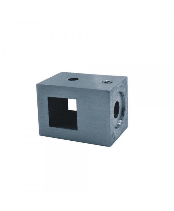 836-INOX-P Soporte pasante para tubo de inoxidable